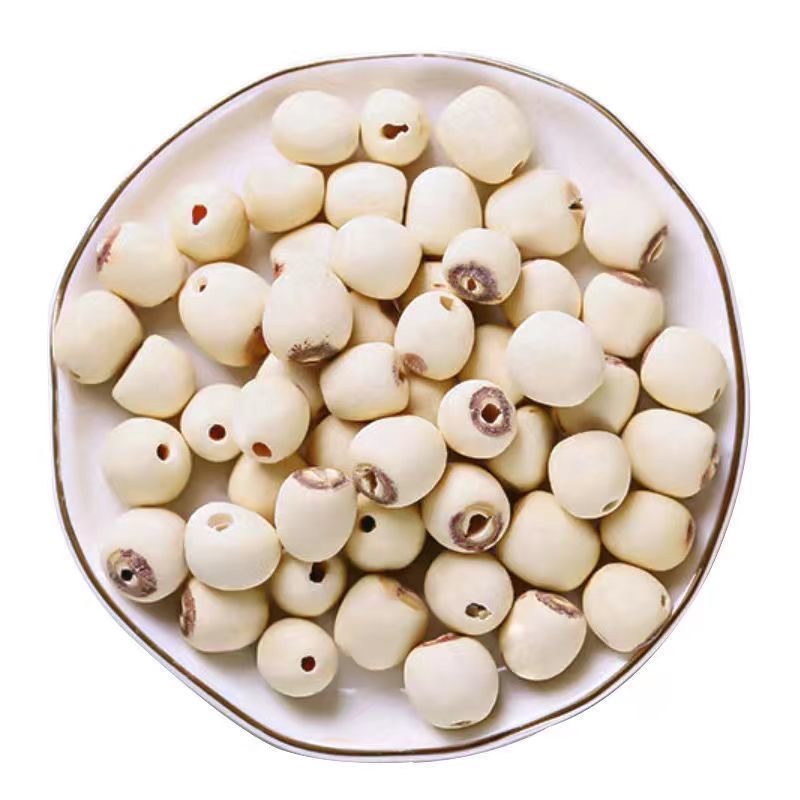 High Quality White Dry Lotus Seeds Fried Processing Wholesale Natural Dried Lotus Flower Seed