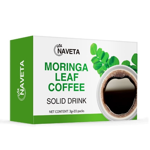 Best Selling Food Grade Instant Coffee Powder Slimming Moringa Oleifera Leaf Coffee For Weight Loss High In Vitamin C