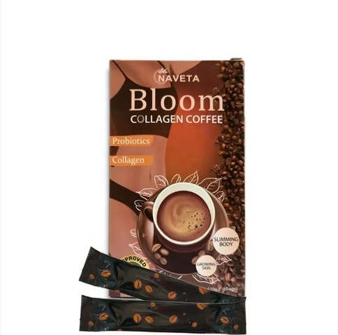 Oem/odm Wholesale Chocolate & Fruit Flavored Collagen Powder Bitter Taste For Weight Loss Slimming Coffee In Box Packaging