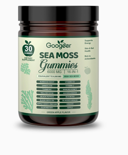 Hot Selling 16-in-1 Gummies Factory-seaweed Fudge Sea Moss Amazon Explosive Adult Product 16-in-one Fudge Sea Moss