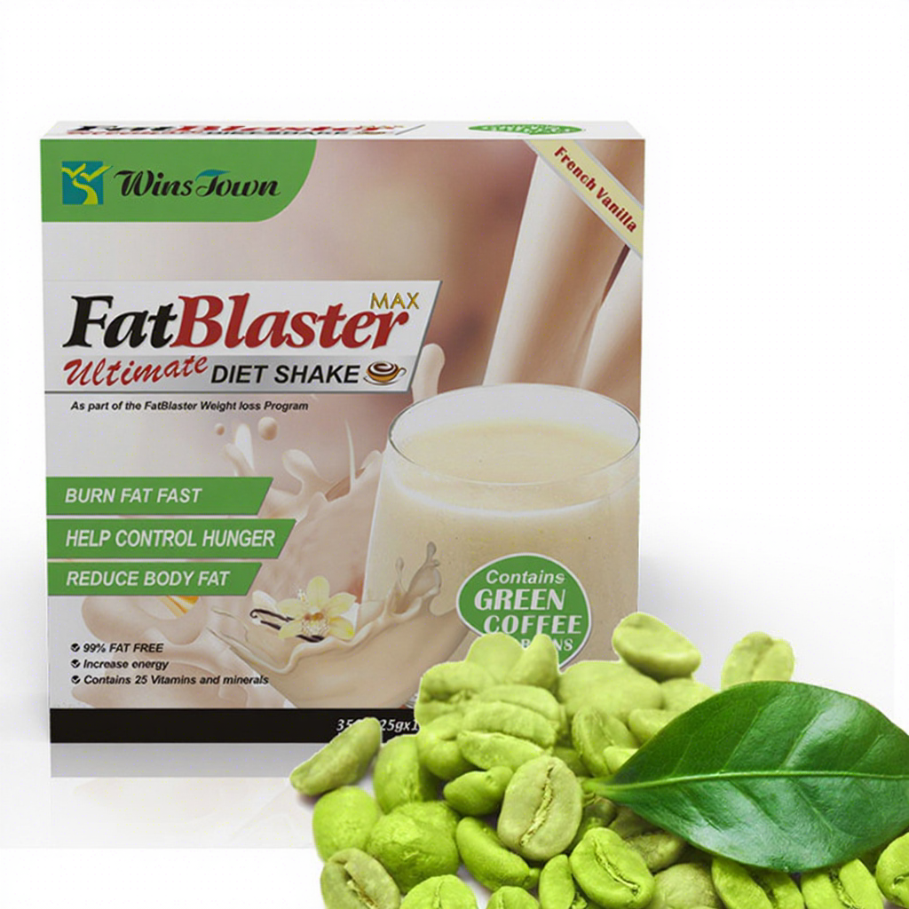 Vanilla Meal Replacement Shake With Green Coffee Bean - Hunger Control & Fat Management Drink