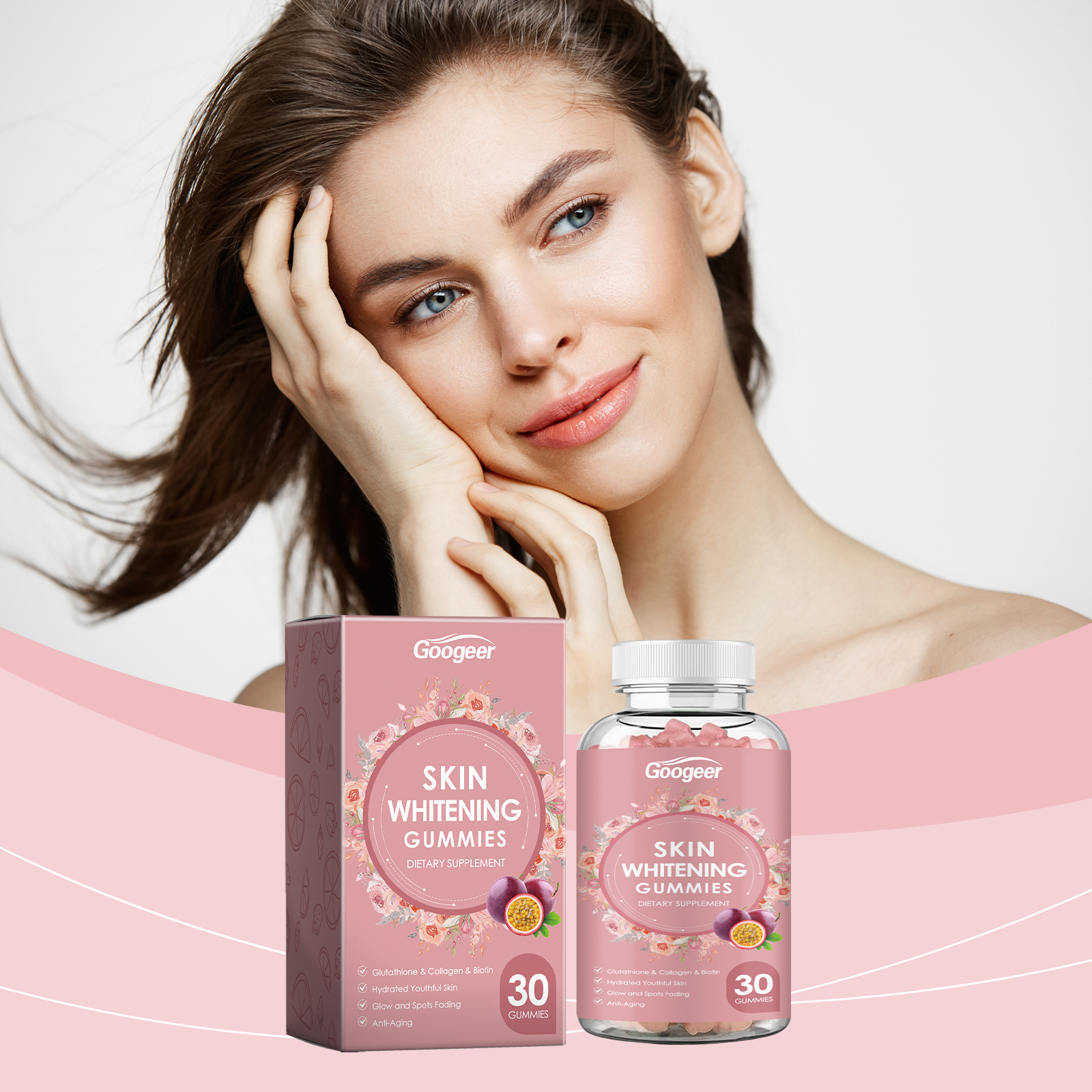 High Quality Whitening Gummies | Skin Brightening & Hydration Support Gummies