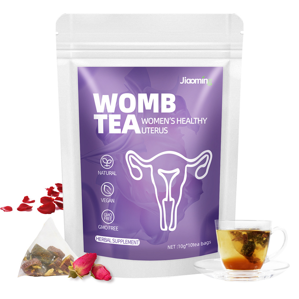 Natural Vegan Womb Tea For Women's Uterus Health Herbal Supplement Tea Bags