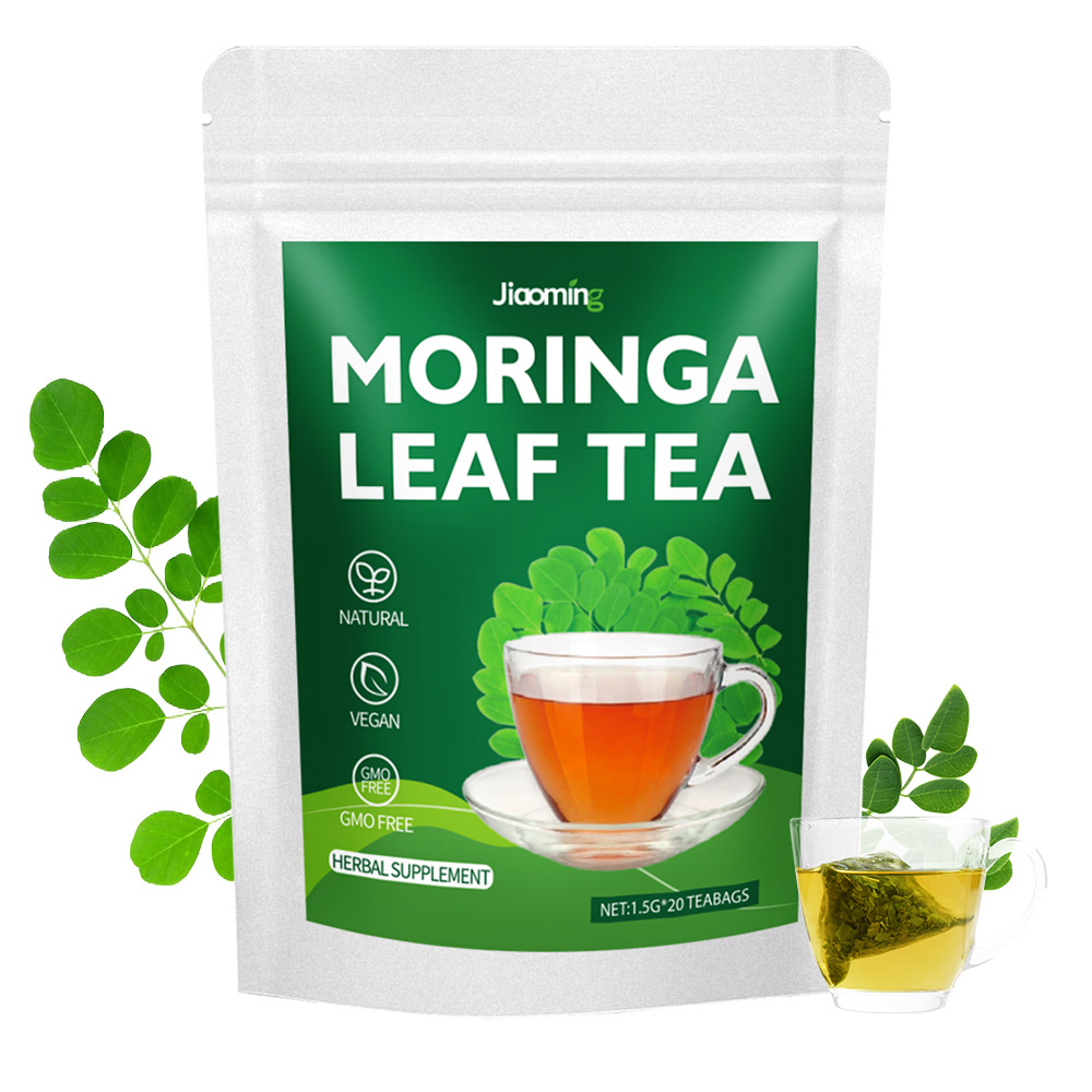 Moringa Leaf Tea Natural Vegan Herbal Tea Bags For Daily Wellness