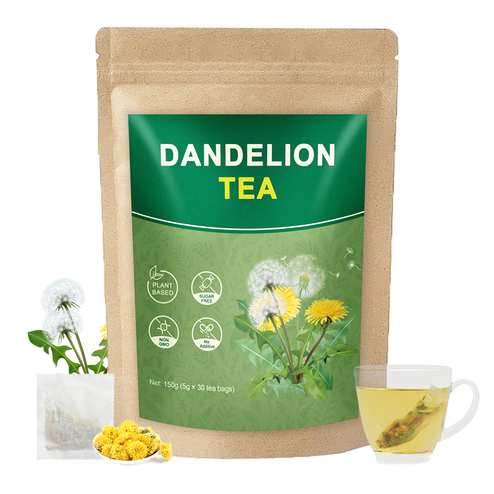 Plant Based Dandelion Root Herbal Tea Caffeine Free For Liver Cleansing Digestive Support And Body Detox Wellness