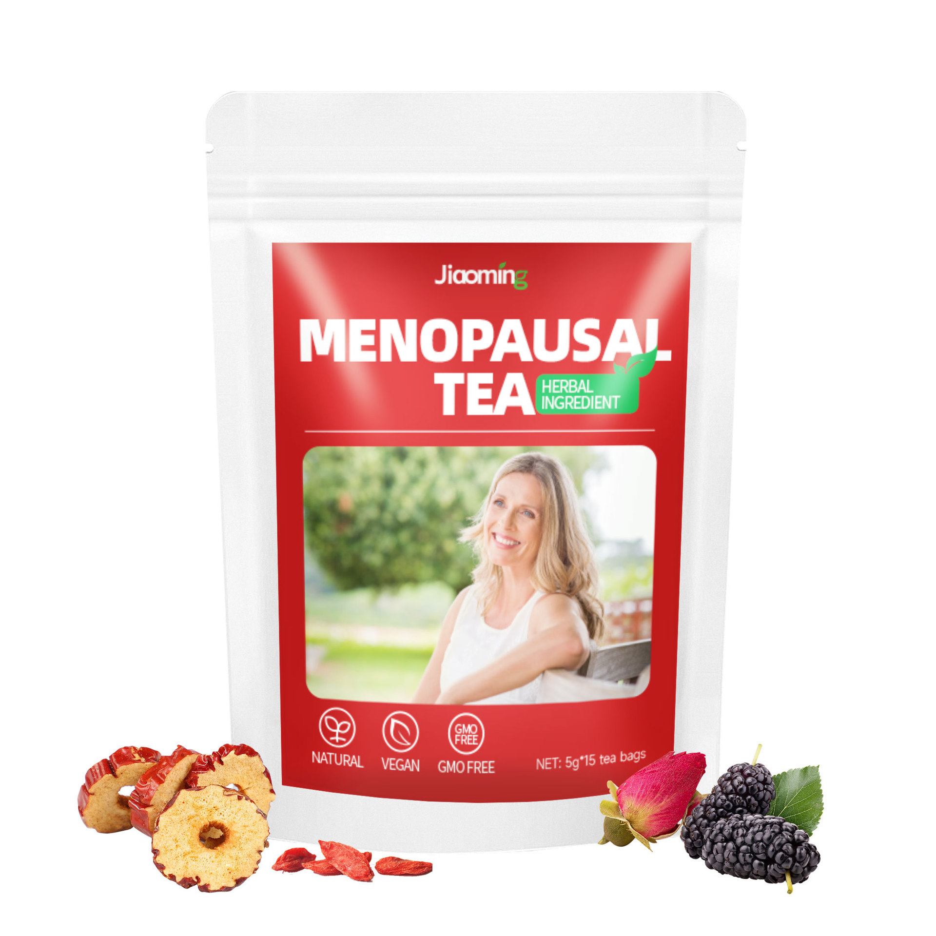 Menopausal Tea Herbal Tea Women Wellness Tea Natural Vegan Herbal Blend Tea For Daily Comfort For Aldut