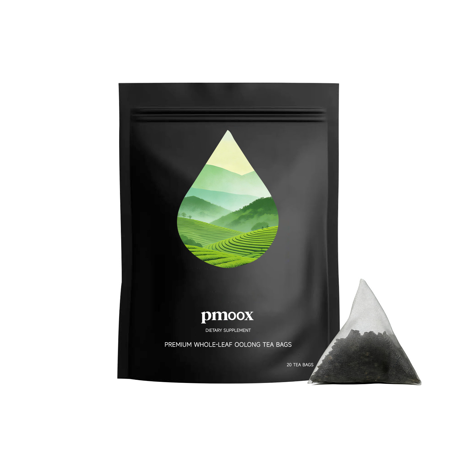 Refreshing Oolong Tea Bags 20 Bags Gentle Convenient Portable Tea Bags Maintain Healthy Balanced Figure Every